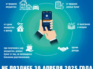 Задекларировать свои доходы необходимо не позднее 30 апреля 2025 года